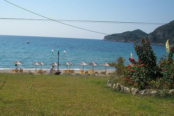 Korfoe vakantie aan het strand