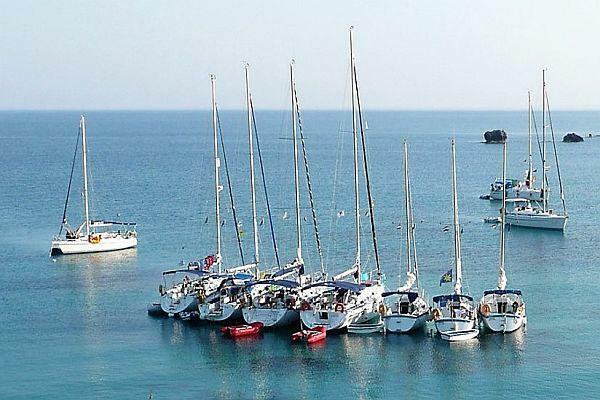 Flottielje zeilen Korfoe
