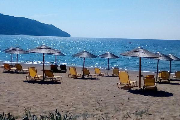 corfu-vakantie aan het strand