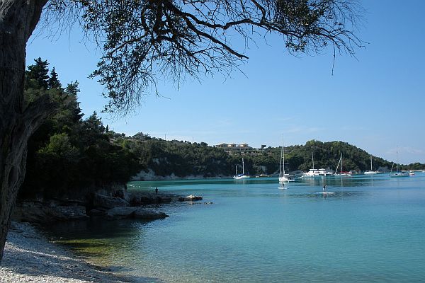 strand op 100m van lakka appartement paxos vakantie