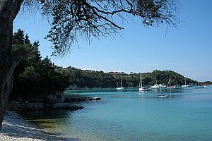 strand op 100m van lakka appartement paxos vakantie