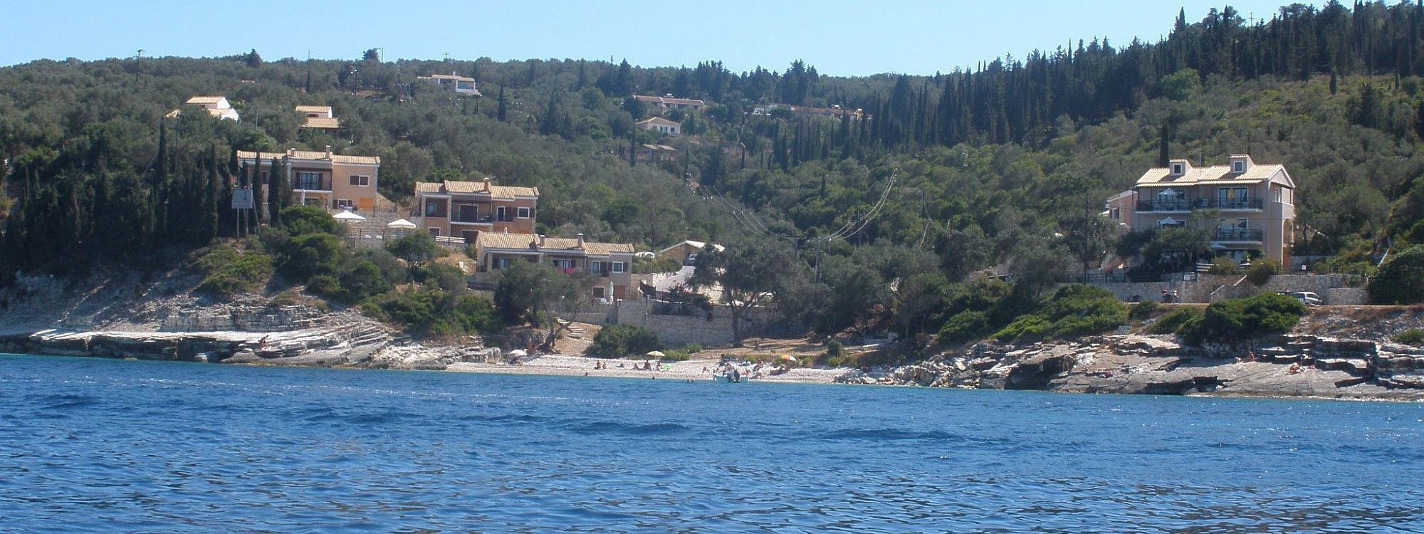 Vakantiewoningen Anassa Mare Paxos voor 4 - 6 personen met zwembad en zeezicht aan het strand Gaios-Paxos Paxos vakantiehuis